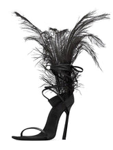 Bailey Feather Gladiator Thin Heel